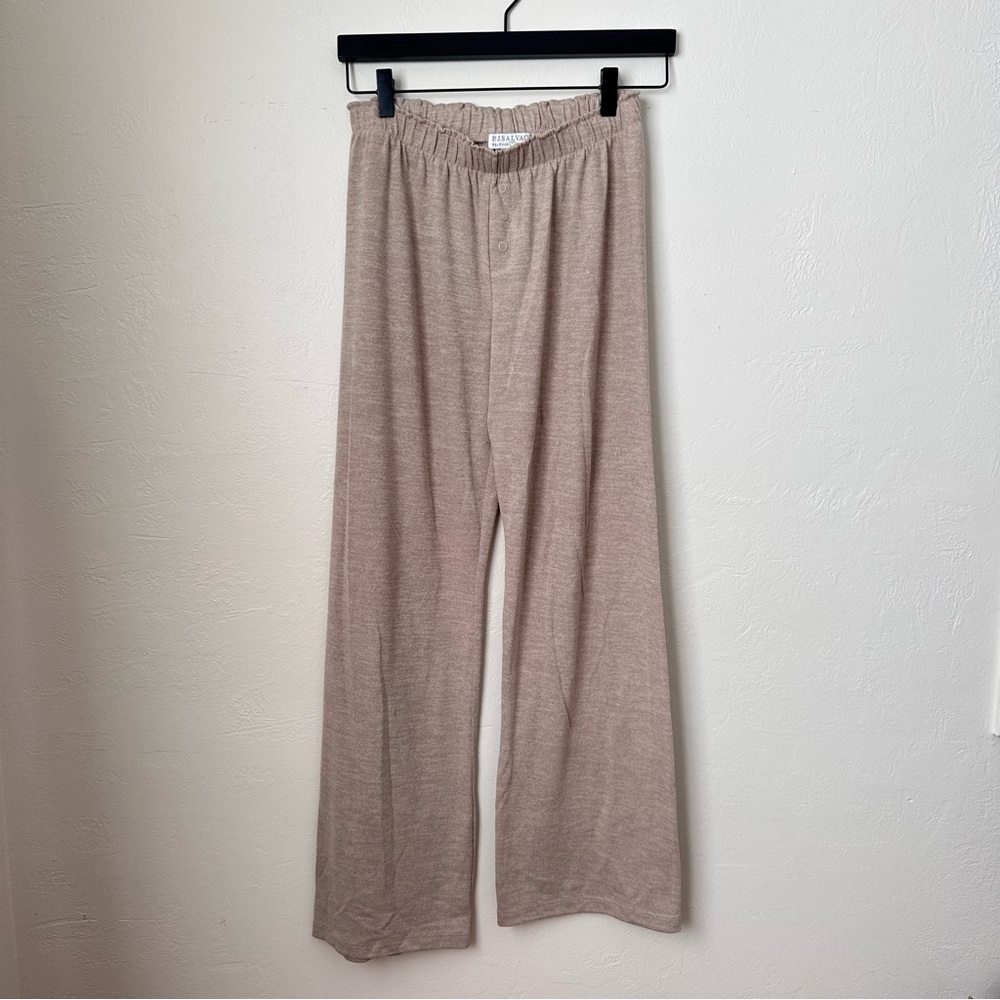 PJ SALVAGE Reloved Collection Loungewear Lounge Pant XS Tan